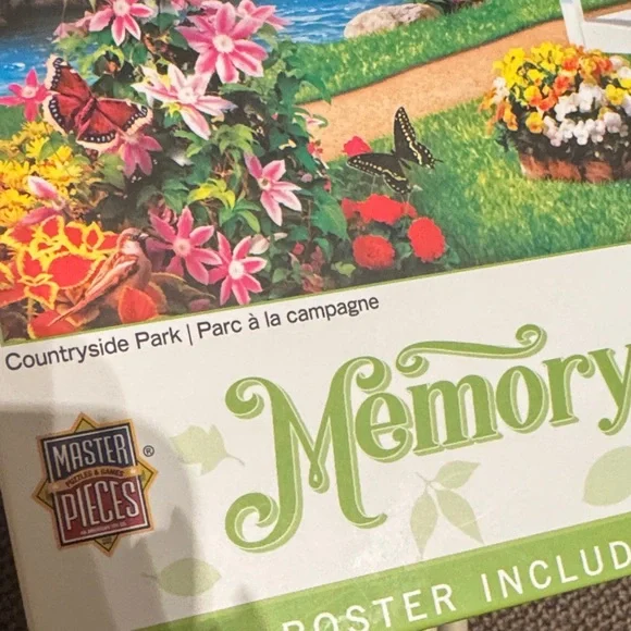 Memory Lane 300-Piece Puzzle EZ-grip Large grand countryside park master pieces - Picture 9 of 10